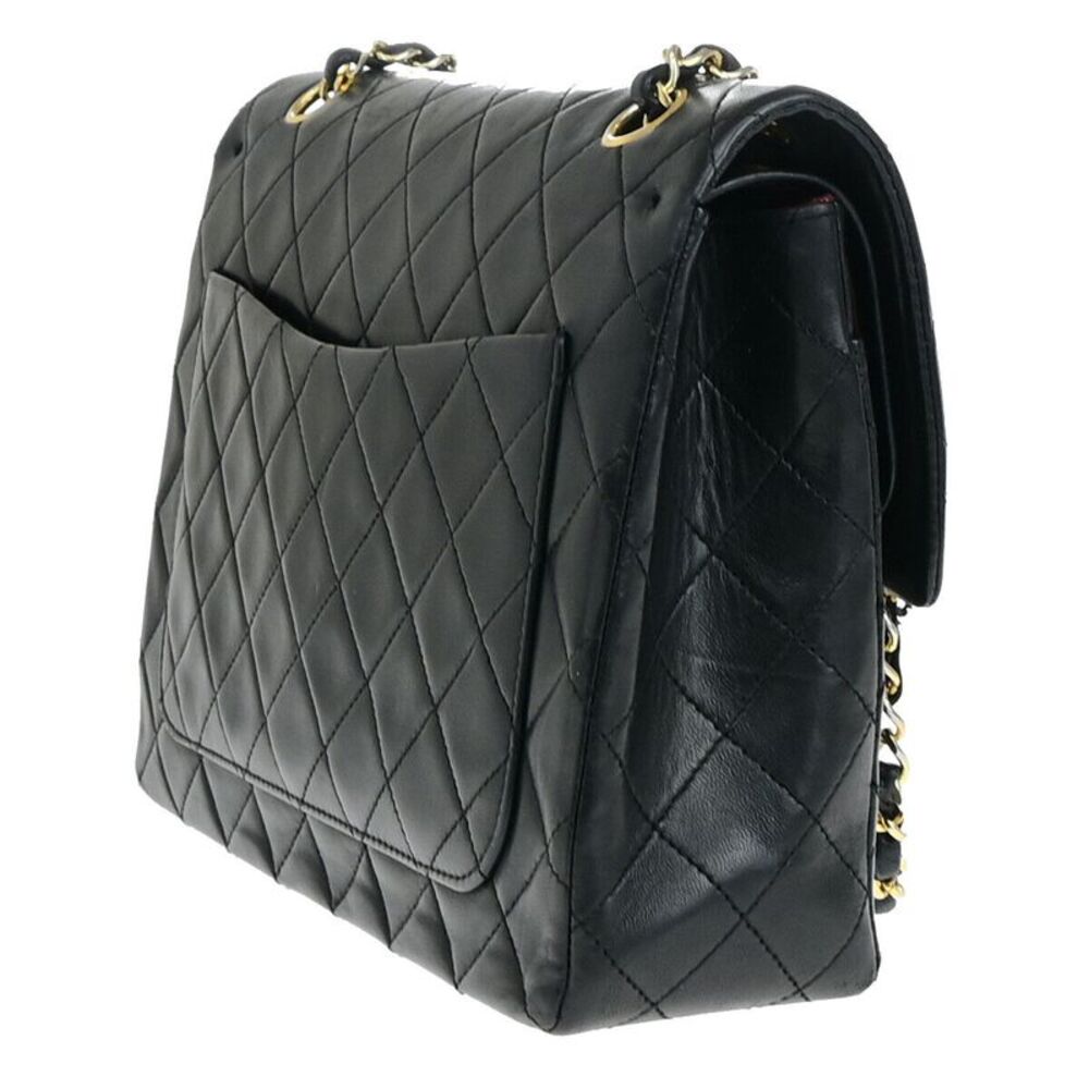 Chanel Timeless Black Leather Shoulder Bag (Pre-Owned) - Picture 11 of 12